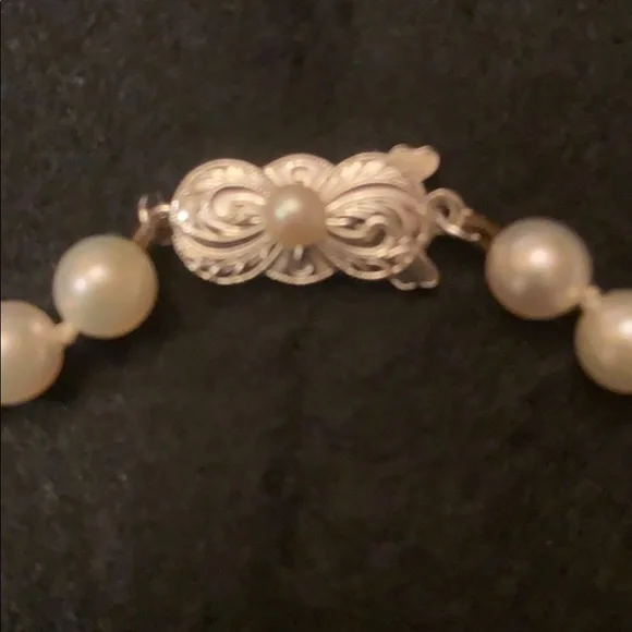 AUTH 1980s MIKIMOTO AKOYA CULTURED PEARL NECKLACE LANE CRAWFORD NECKLACE - Picture 9 of 17